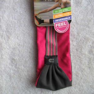 Scunci Everyday & Active Pink Gray No Slip Headwrap Wide Soft Fabric Head Band
